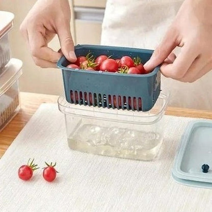 Refrigerator Fresh-Keeping Drain Box for Kitchen Storage