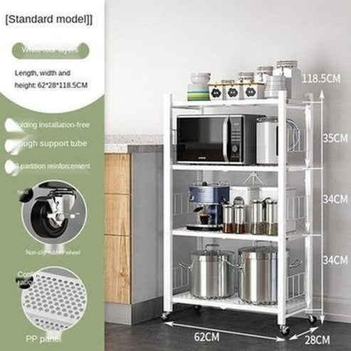 Rolling Multi-layer Storage Shelving