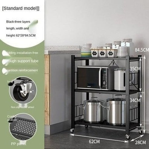 Rolling Multi-layer Storage Shelving