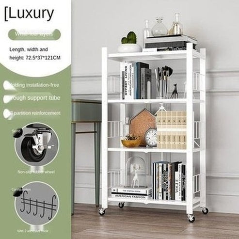 Rolling Multi-layer Storage Shelving