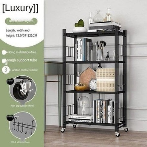 Rolling Multi-layer Storage Shelving