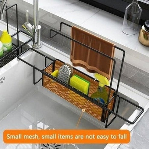 Telescopic Frame For Kitchen Sink With Sponge Holder