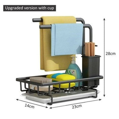 Sink Holder Rack For Sponge And Kitchen Soap 