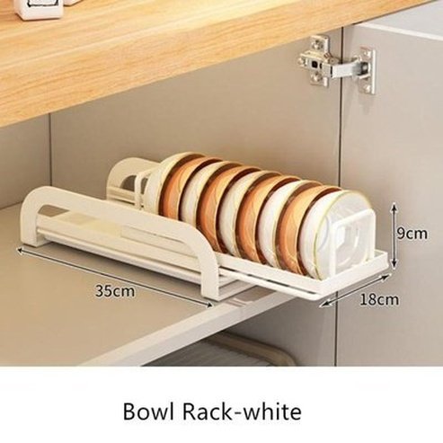 Pull-out Bowl Kitchen Cabinet Dish Drying Rack