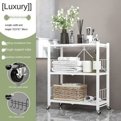 Rolling Multi-layer Storage Shelving