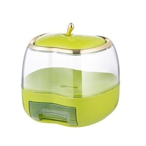 Insect-Proof Sealed Apple-Shaped Rice Storage Box 