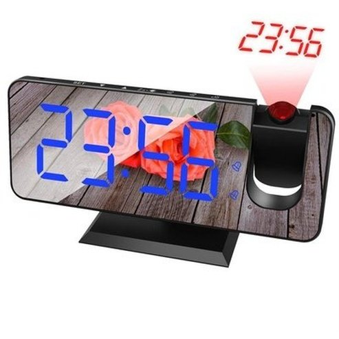 LED Projection Clock Clocks 2 LED Digital Projection Alarm Clock - Dondepiso