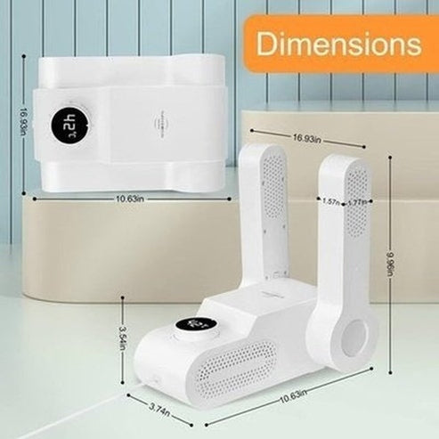 Electric Shoe Dryer Dryers White Mini Foldable Electric Boot And Shoe Dryer · Dondepiso