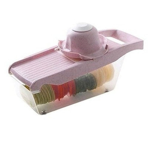 6 in 1 Vegetable Slicer Basket Kitchen Slicers Pink 6 in 1 Vegetable Slicer Basket Set · Dondepiso