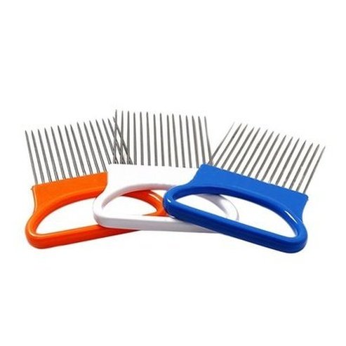 Onion Cutting Needle Kitchen Slicers Random Color Cutting Fork for Fruits and Vegetables · Dondepiso