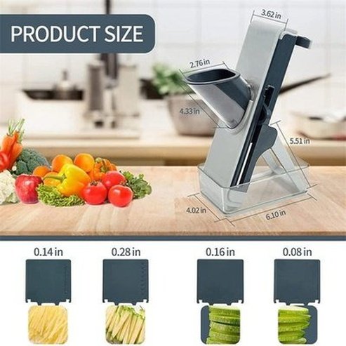 Guillotine Vegetable Slicer Kitchen Slicers Multifunction Guillotine Vegetable Cutter – Dondepiso