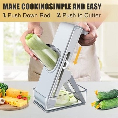 Guillotine Vegetable Slicer Kitchen Slicers Multifunction Guillotine Vegetable Cutter – Dondepiso