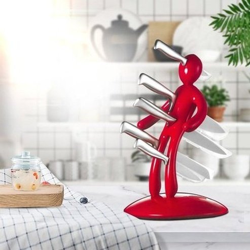 Slashed Humanoid Knife Holder Knife Blocks & Holders Slashed Humanoid Knife Holder  · Dondepiso