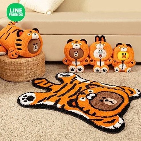 LINE FRIENDS floor mat Rugs LINE FRIENDS Cartoon Kawaii Floor Mat – Dondepiso