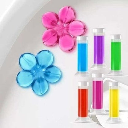 Toilet Fresh Flower Gel Stamp Fragrance Freshener 